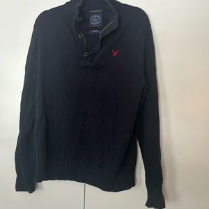 Men Navy AE sweater